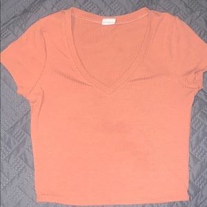 Cropped V-Neck